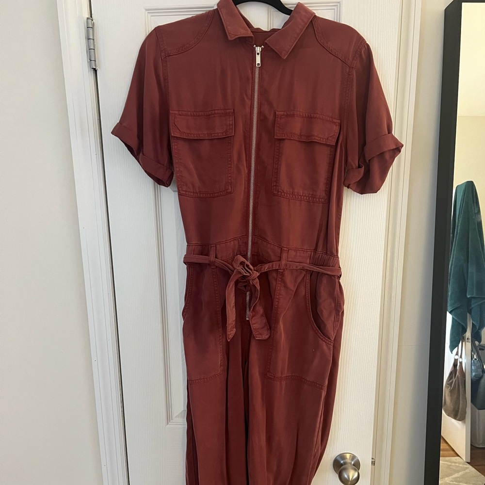 BDG red jumpsuit
